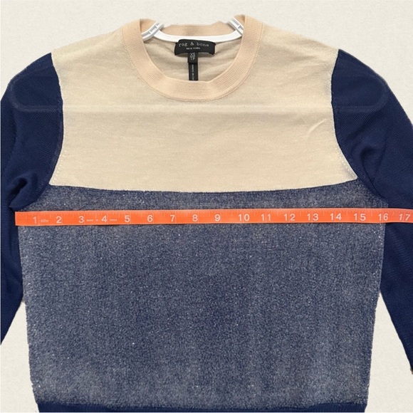 Rag & Bone Marissa Colorblock Pullover Wool Blend Sweater. - Picture 6 of 9